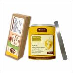 KURAIY Banana Wax for Smooth Hair Removal - 800gm Banana extracts + 40 Wax Strips +1 Steel Knife For all skin types Removes Tan, Dead Skin For Arms, Legs and Full body