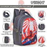 Wincey Large Spiderman Backpack Casual Backpack | School Bag | College Bag | College Backpack | Grey