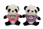 TOYTALES Stuffed Huggable Thug Panda Huggable Plush Soft Toy for Girls/Boys | Stuffed Animal Soft Toy for Kids | Small Size Cute Plush Toy (Assorted )