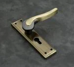Knex Golden Zinc Plate Mortise Handle With Lock