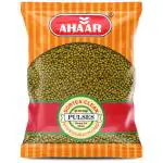 Ahaar Green Moong Dal Split Chilka 2Kg (1Kg X 2 Pack)