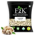 F2K Premium Cashew nuts 200g | Jumbo size Kaju whole | 100% natural & crunchy
