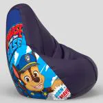 ComfyBean Bag with Beans Filled 4XL- Official: Paw Patrol Bean Bags - For Adults - Max User Height : 5.5-6 Ft.-Weight : 70-99 Kgs(Model: Printed - Pawpatrol -Paw Patrol-Artwork 12 - Indigp)