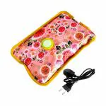 MOBONE Hot Water Bag for Pain Relief - Electric Heating Pad for Back Pain, Period Cramps (Multicolor)