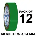 VCR Green Color Tape - 50 Meters in Length - 24mm / 1