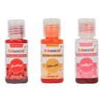 Colourmist Oil Colour With Flavour, Assorted Pack Of 3 ( STRAWBERRY, BUTTERSCOTCH, BUBBLEGUM ), 30g Each | Chocolate Oil Assorted Flavour with Natural Colour | Assorted Chocolate Oil Emulsion