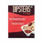 Snackible Dipsters Biscuit Sticks with Butterscotch Dip (Pack of 12) 12x25gm