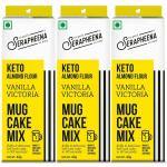 Serapheena Almond Flour Vanilla Victoria Mug Cake Mix, 42g x 3 | Keto, No Sugar, Diabetic Friendly, Quick and Easy to make | Pack of 3