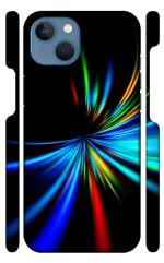 YAPZONE Cool Rainbow Light Illusion Abstract |Designer Printed Hard Back Cover for Apple iPhone 13 Mini Premium & Attractive Case for Your Smartphone