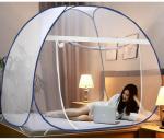 EPiRY Mosquito Net For Double Bed & King Size Foldable Adults Machhardani (Royal Blue)