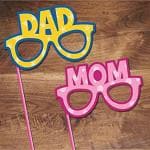 Toyxe Multicolor Natural Rubber Photo Props Mom - Dad