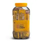 MUNJINGS Peanut Chikki Jar, Healthy & Crunchy Snack, No Added Preservatives & Colour, Made with Jaggery, Candy Bar (Pack of 50, 15g Each)