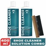 ROYAL CARE PROFESSIONAL Shoe Cleaner Foam Spray SOLUTION 200 ML + SOLUTION 200 ML + BRUSH Cleaning Foam | Works on Leather, Whites, Nubuck, Golf Shoes, Basketball Shoes, Boots, Sandals