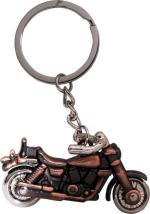 Blue Aura Neotask Multicolor Copper Enfield Bullet Copper Bike Key Chain