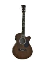 RISING STAR SHINY DARK WOODEN WITH CANTROLER , ROSEWOOD-007-27-SDWC