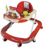 Panda Red And White Rubber Musical Baby Walker