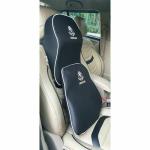 MRRON Supreme EXEMPHLAR Series Memory Foam Elongated Neck, Relieves Back Pain for Office Chair, Car Seat (Black)