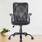 DbZ DYNAMIC BEAUTY ZONE Events Mesh Mid Back Office Chair Ergonomically Suitable for Work from Home, Computer, Laptop, Desk, Study & Reception