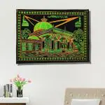 KhwajaDarbar Ajmer Sharif Dargah KGN Wall Hanging Tapestry - Multicolor, 38*27 Inches