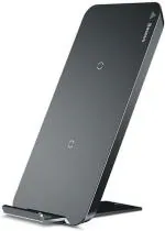 Baseus Black WXHSD-01 Wireless Charging Pad Compatible with Samsung Galaxy Note 8, Apple iPhone X, Samsung Galaxy S9, Samsung Galaxy S9Plus, Samsung Galaxy S8, Samsung Galaxy S8Plus, Apple iPhone 7