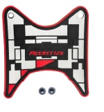 Zealsy Two Wheeer Floor Accessories Scooty Foot Mat For Suzuki Access 125 Multicolor