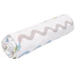 Gochikko Multicolor Cotton Muslin Wave Print Blanket Swaddle Wrap For New Born Baby (Small Single)