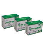 Ind-Swift Neem Soap Antiseptic & Moisturizing For Acne Pimples Anti Bacterial Herbal Soap (Pack of 3)