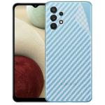 ECMERED Carbon Fiber Back Skin Panel Transparent Vinyl Skin Sticker (Fiber) For Samsung Galaxy A32 (Pack Of 1)