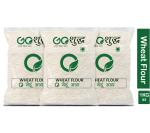 Goshudh Whole Wheat Flour 3 kg (1Kg X 3 Pack)