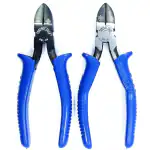 PERFECT TECH Combo 2 Pcs Combination Side Cutting Plier 6 inch | Shock Proof Grip | Side Cutter Plier 6 inch | Double Dip Set | Plier Tool Kit Set | Cutting Player | Cutting Plier | Diagonal Anti Slip Handle (SPL-06 & SBL-06 Blue)