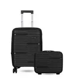 POLO CLASS TROLLEY BAG 24 INCH with vanity- Black