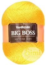 Simi Enterprise Yellow Wool Vardhman Hand Knitting Art Craft Soft Fingering Crochet Hook, Needle Knitting Yarn Thread Dye Wool Ball, 200 G