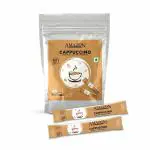 Amazon Cappuccino Coffee Sachets, Pack of 20 Sachets, 3-in-1 with Coffee, Milk and Sugar, Ready to Use Just Add Hot Water