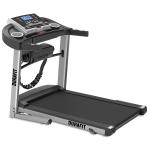 Durafit Strong Multifunction 4 HP Peak DC Motorized Treadmill Manual Incline Home Cardio Max Speed 14 Km/Hr Max User Weight 120 Kg LCD Display
