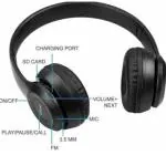 Hype cart P 47 Wireless Bluetooth Sports Headphones with Microphone