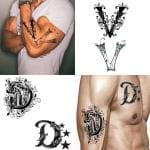 Ordershock DV Name Letter Tattoo