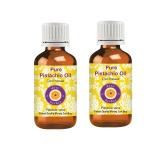 Deve Herbes Pure Pistachio Oil (Pistacia vera) Natural Therapeutic Grade Cold Pressed (Pack of Two) 100ml X 2