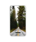 Casotec Road Photo Design Printed Silicon Soft TPU Back Case Cover for Yu Yureka
