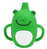 Adore Skippy Character Hood Silicone Spout Sipper with Handle- Froggie