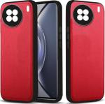 Excelsior Premium PU Leather Back case Cover with 360 Degree Full Body Protection | Shockproof for Vivo X90 5G (Red)