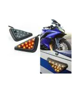 A4s Automotive and Accessories Triangle Flush Mount LED Turn Signals Blinker Set of 2