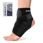 BOLDFIT Ankle Support For Pain Relief Injury Ankle Grip Gym Brace Binder Cap bandage Ankle Support