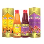 Natural Jai Guruji Ripe Mango & Strawberry Fruit Syrup Each 750ml (Pack of 2)
