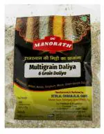 DC Manorath Multigrain Dalia | Natural Whole Grain | High Soluble Fibre | Protein Goodness | Helps Manage Weight | Healthy And Tasty Breakfast | Cereal For Breakfast | Pack Of 1-500Gm