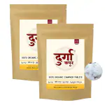 DURGA KAPUR 100% Pure Organic Camphor Tablets for Kapur Daani and Puja - 1 Kg