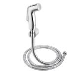Cliquin KSHF2203 ABS Health Faucet with SS-304 Grade 1 Meter Flexible Hose Pipe and Wall Hook Health Faucet  (Wall Mount Installation Type)