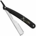 Xester Black Plastic Straight Edge Folding Shaving Razor Blade Holder