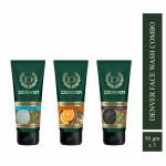 DENVER Deep Cleanse Charcoal,Oil Clear & Acne Clear Face Wash (50 gm X 3)