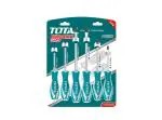 TOTAL Screwdriver Set SL5.5 x 5 x 75 (6 pcs) - THT250606