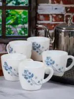 Cello Opalware Tea/Coffee Mugs (set of 6pcs) 110ml